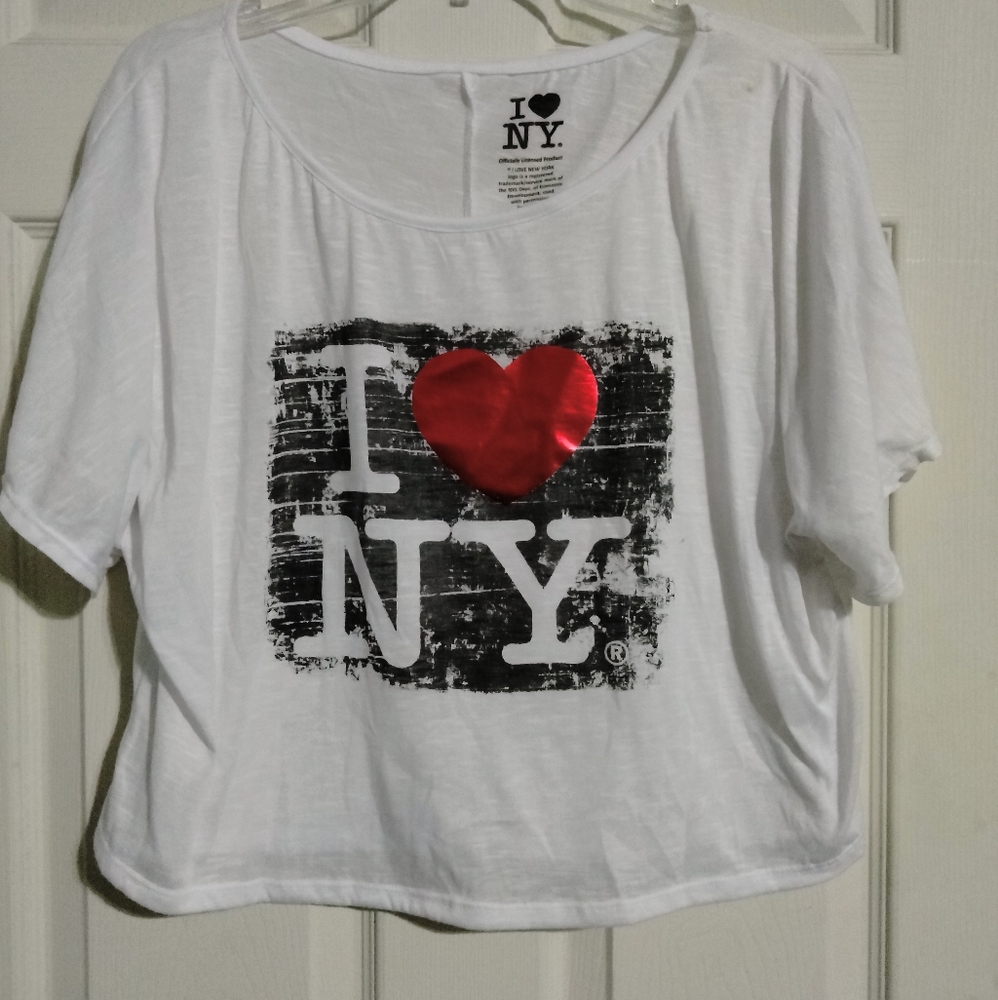 I Love NY crop top